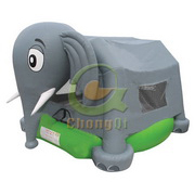 inflatable elephant bouncer